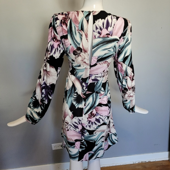 Jaase Floral Print Mini Dress, BNWT, Size L - Picture 4 of 10